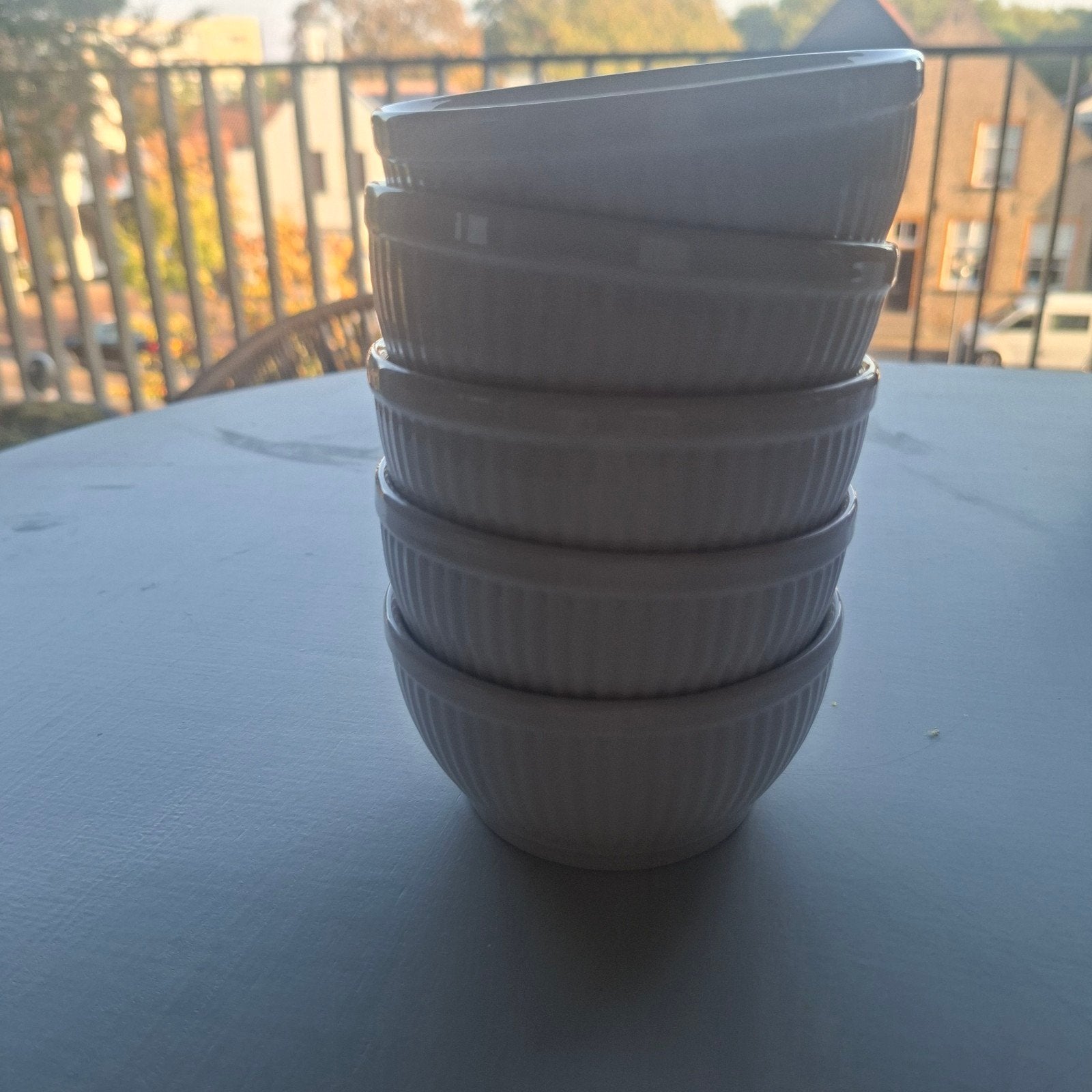 5 schaaltjes wedgwood., Gebruikt, Klassiek, Ophalen of Verzenden, Schaal of Schalen
