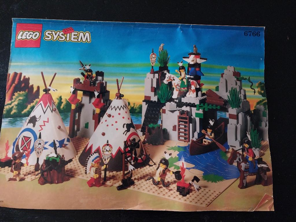 lego 6766 indianen dorp, Ophalen, Lego, Zo goed als nieuw, LEGOLAND