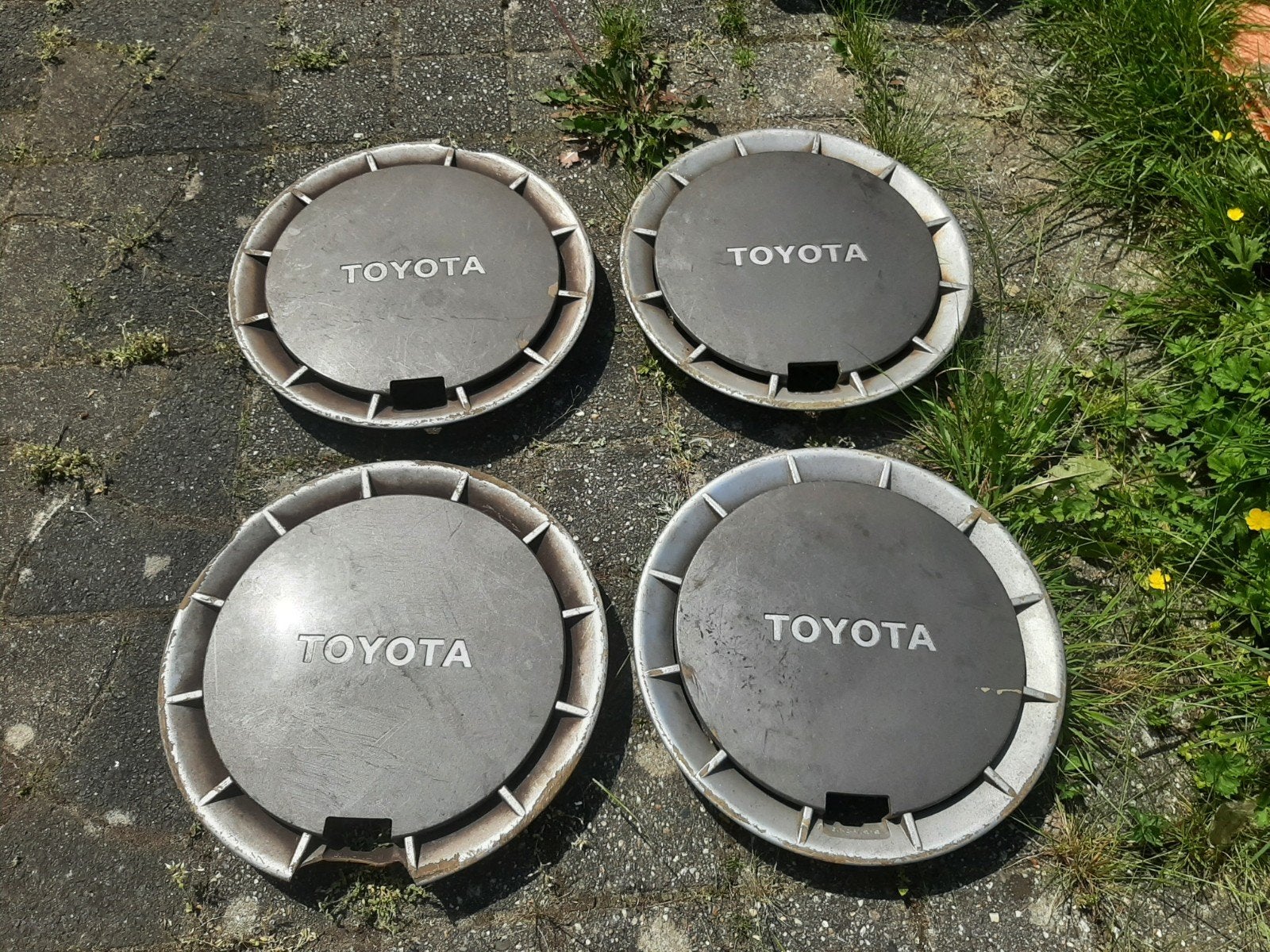 Toyota wieldeksels, Auto diversen, Wieldoppen, Ophalen of Verzenden, Gebruikt