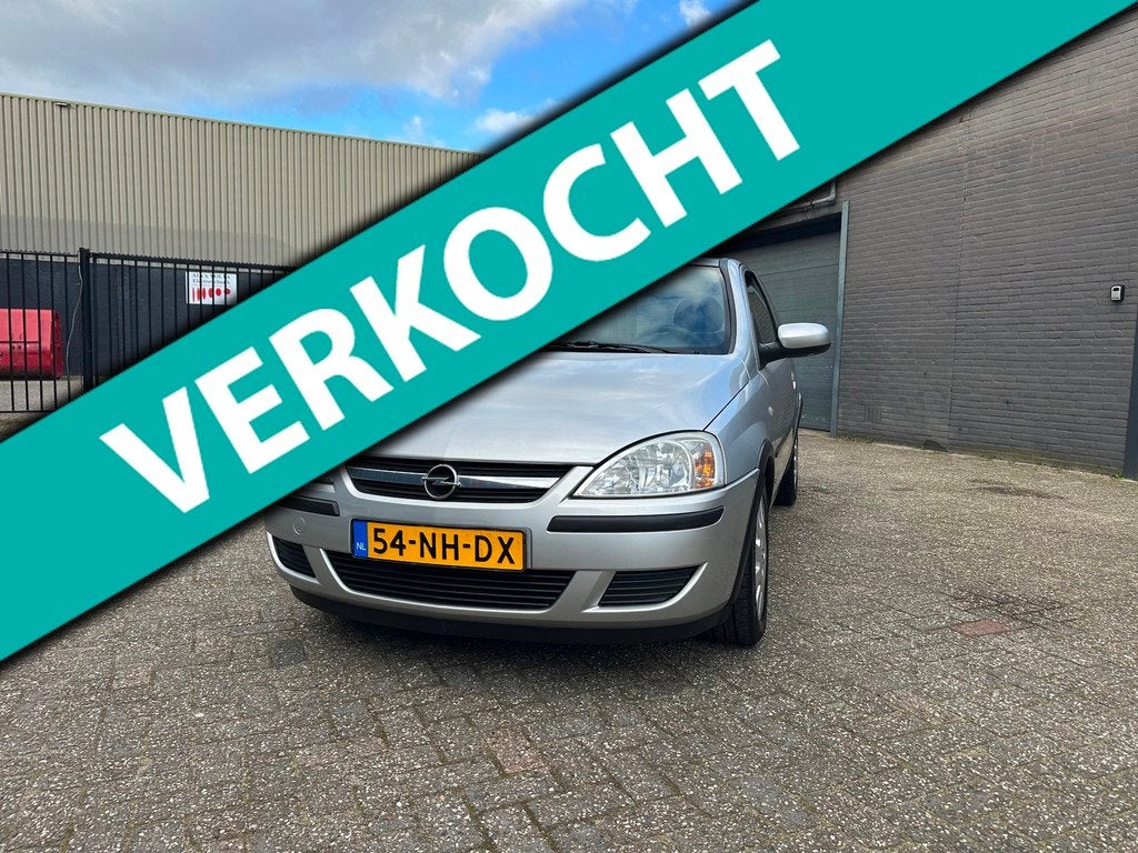 Opel Corsa 1.2-16V Enjoy Automaat Airco 1E-EIGENAAR Dealer o, Gebruikt, Origineel Nederlands, Bedrijf, 910 kg