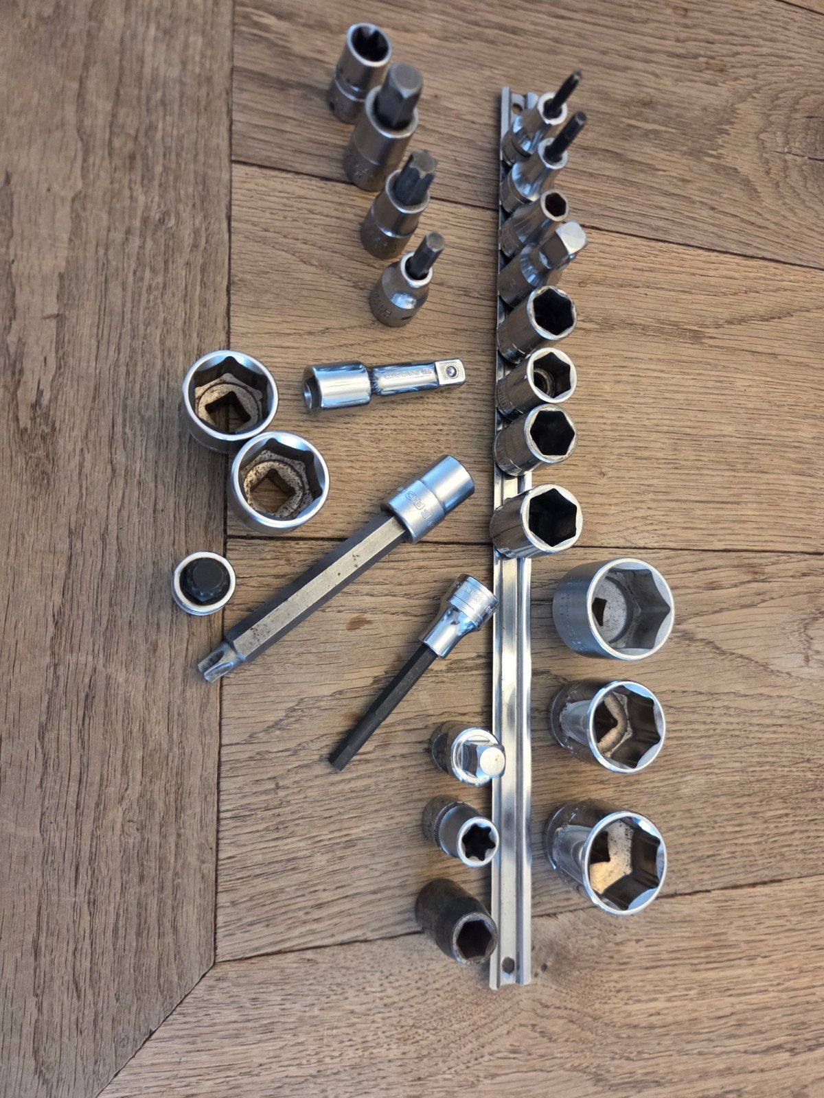 Diverse doppen en bits, waaronder Facom en Sonic, Ophalen of Verzenden, Gebruikt, Gereedschapsset, Facom