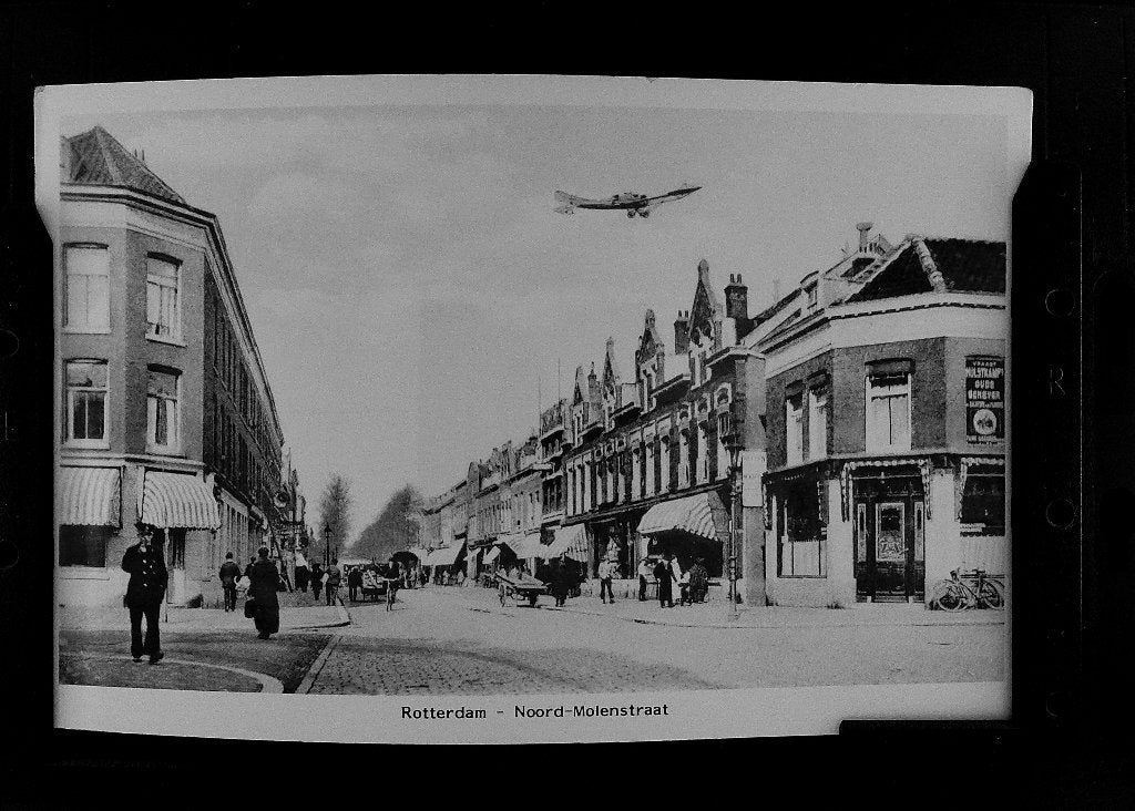 Rotterdam: Noord-Molenstraat, Ophalen of Verzenden, 1920 tot 1940, Ongelopen, Zuid-Holland