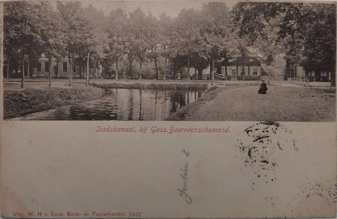 Stadskanaal bij Gasselterboerveenschemond (1906), Ophalen of Verzenden, Voor 1920, Gelopen, Groningen