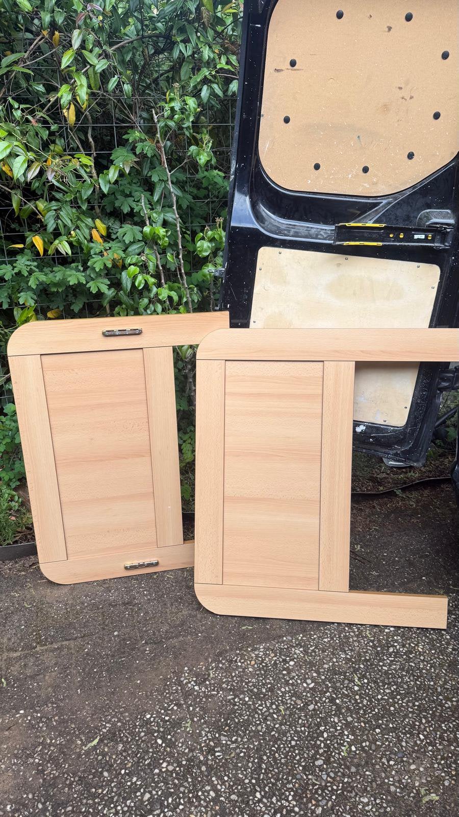 Houten bed, Ophalen, Gebruikt, Eenpersoons, Bruin