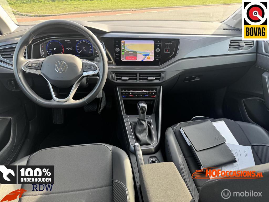Volkswagen Taigo 1.0 TSI Style AUTOMAAT / VIRTUAL / IQ LIGHT, Gebruikt, Met garantie (alle), Leder en Stof, Wit