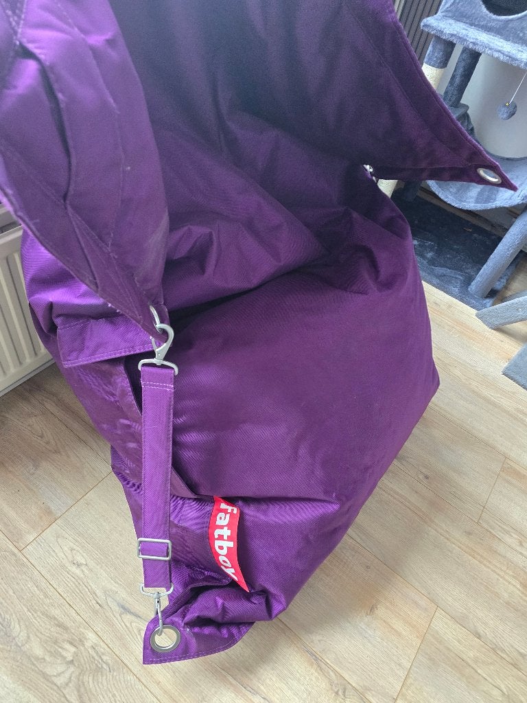 Paarse Fatboy Buggle zitzak, Nieuw, Huis en Inrichting, Zitzakken, Ophalen, Nieuw, Paars, Zitzak