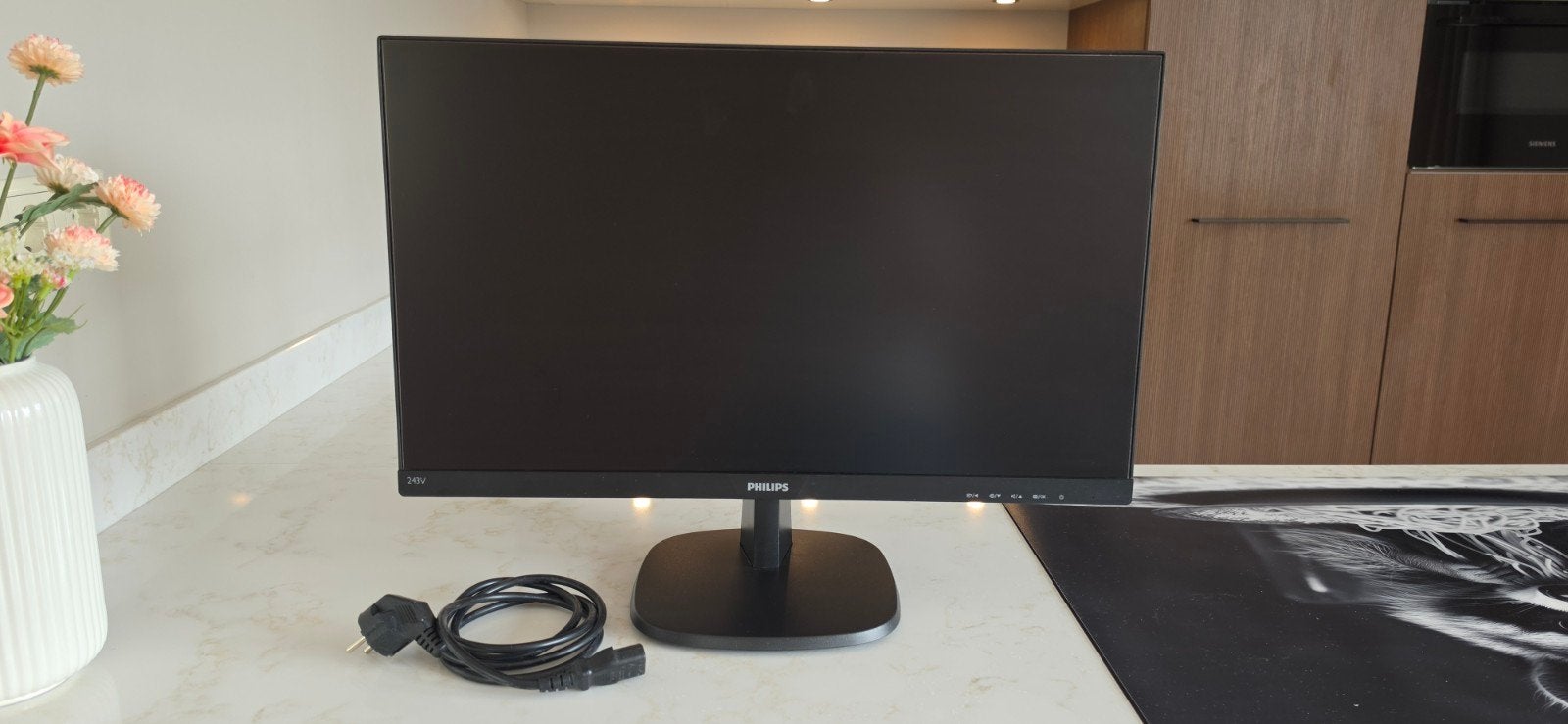 Philips monitor 243V7Q 23,8 inch, Ophalen, IPS, Full HD, Zo goed als nieuw