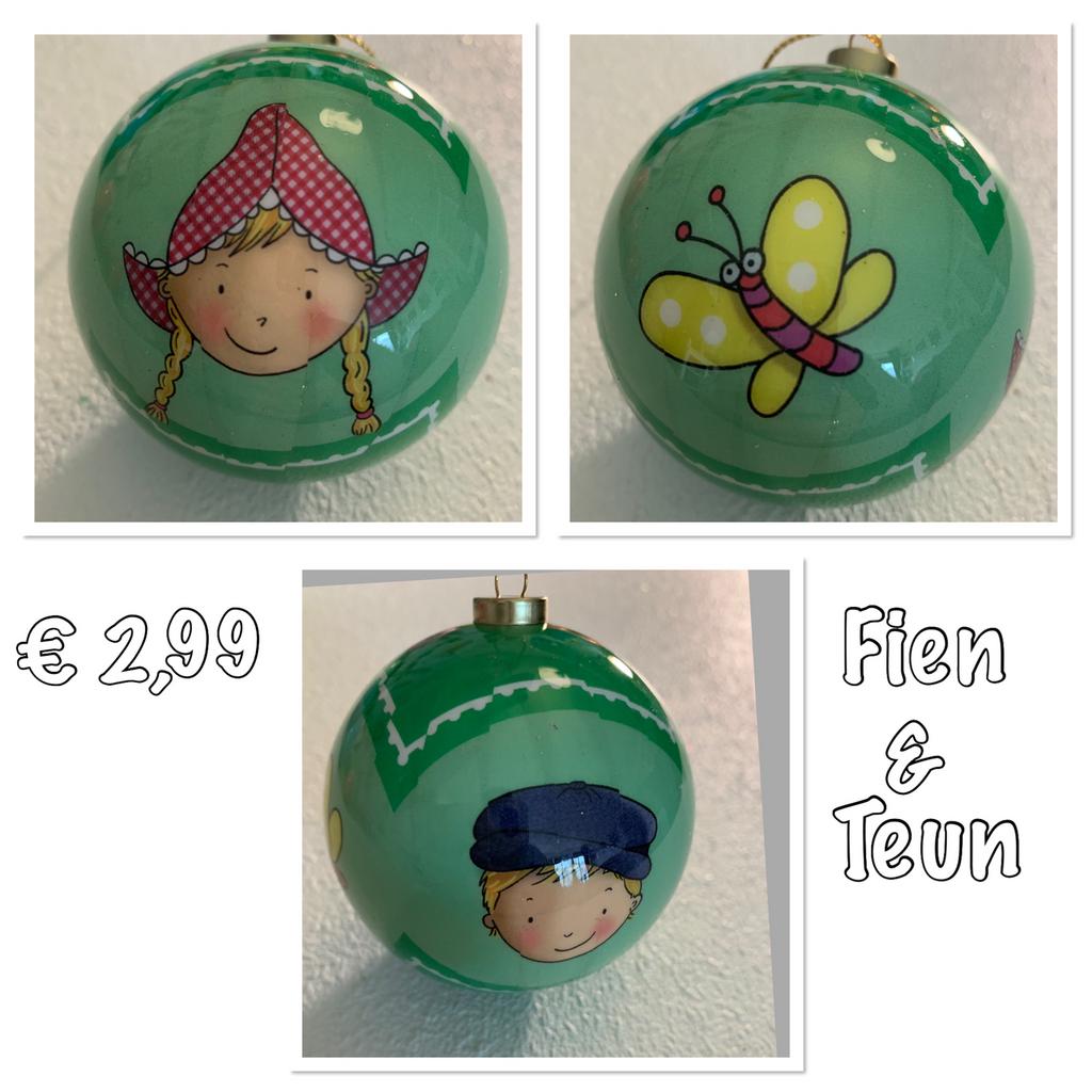 Fien & Teun kerstballen, Ophalen of Verzenden, Nieuw
