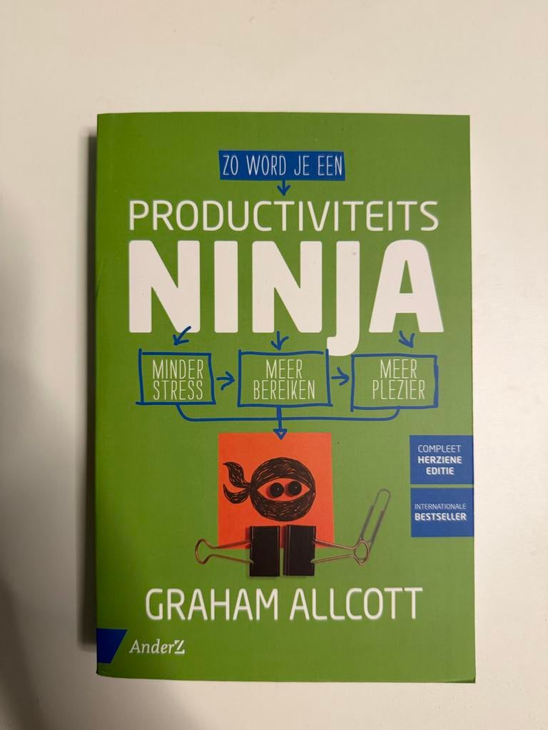Graham Allcott - Zo word je een ProductiviteitsNinja, Graham Allcott, Sociale wetenschap, Ophalen of Verzenden, Zo goed als nieuw