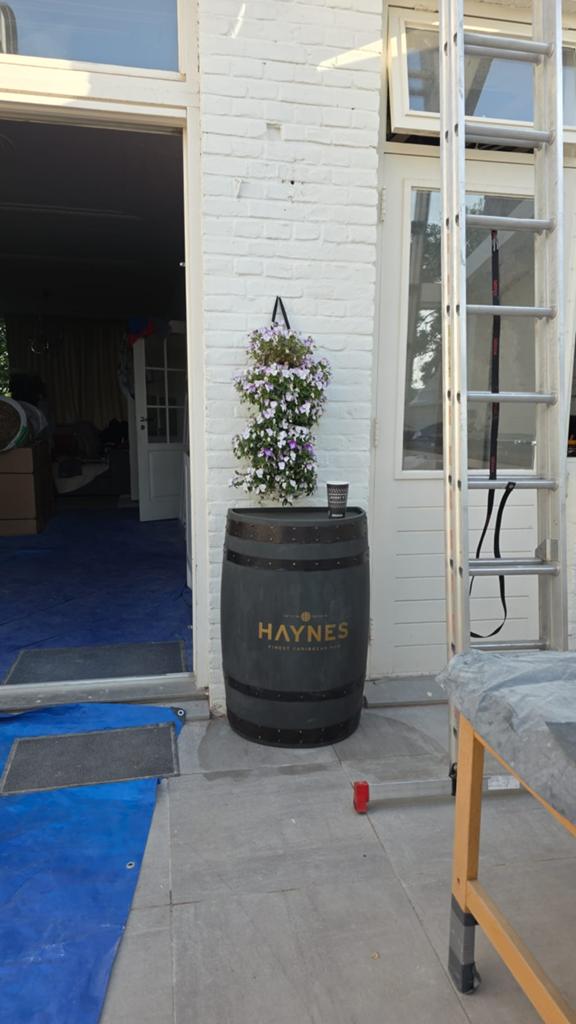 Houten whiskey vat, halve ton gave kast!, Ophalen of Verzenden, Zo goed als nieuw