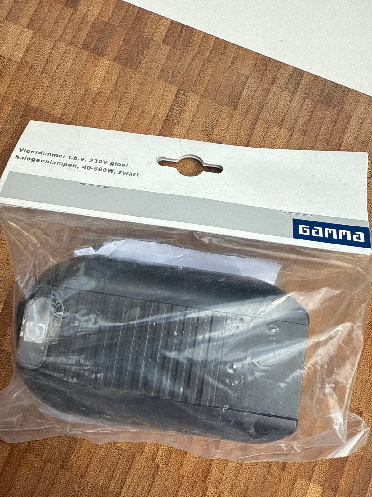 Gamma Vloerdimmer 40-500W voor gloei- en halogeenlampen, Doe-het-zelf en Verbouw, Elektra en Kabels, Ophalen of Verzenden, Nieuw