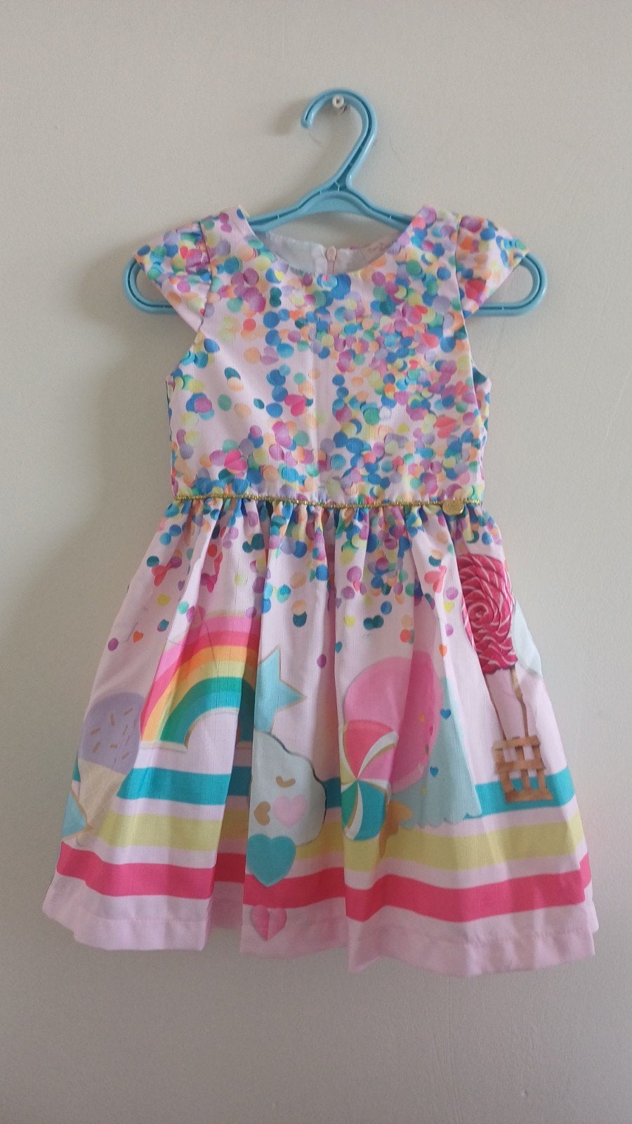 Mon Cheri jurkje maat 2 jaar met vrolijke print, Ophalen of Verzenden, Zo goed als nieuw, Mon Cheri, Meisje