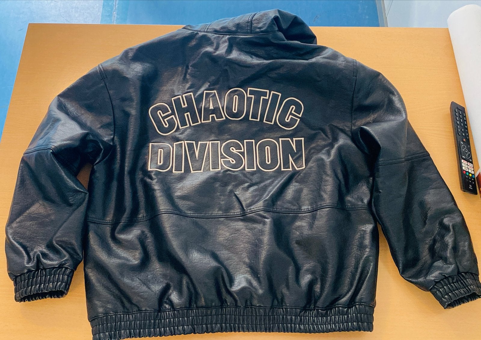 FSBN Zwart Leren Jack met Capuchon - Maat XL, Kleding | Heren, Ophalen of Verzenden, Zo goed als nieuw, Maat 56/58 (XL), Zwart