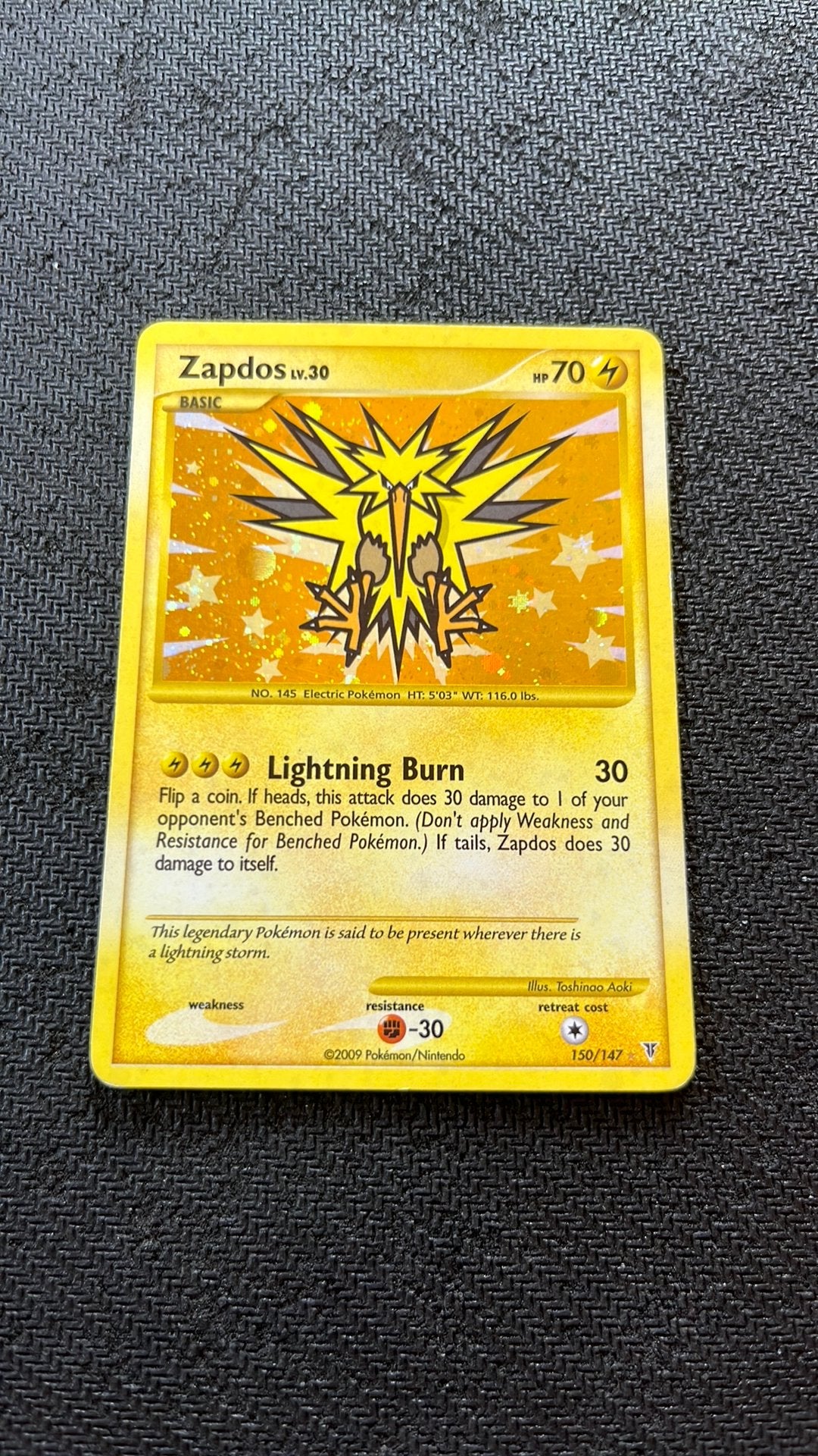 Zapdos 150/147 - Pokemon, Ophalen of Verzenden, Zo goed als nieuw