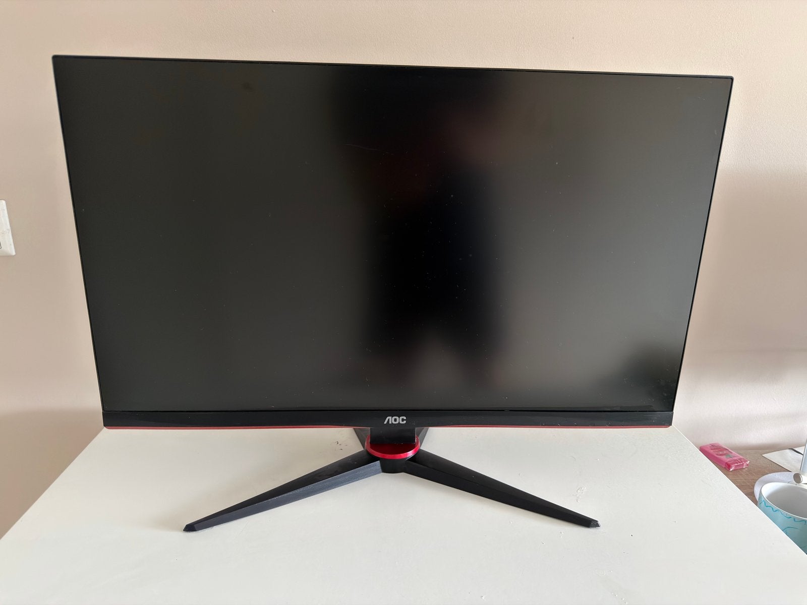 AOC Q27G2E 27 inch QHD Gaming Monitor, Kantelbaar, Zo goed als nieuw, 1 tot 2 ms, DisplayPort