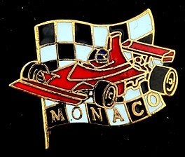Monaco racecircuit pin, Verzamelen, Speldjes, Pins en Buttons, Verzenden, Nieuw, Sport, Speldje of Pin