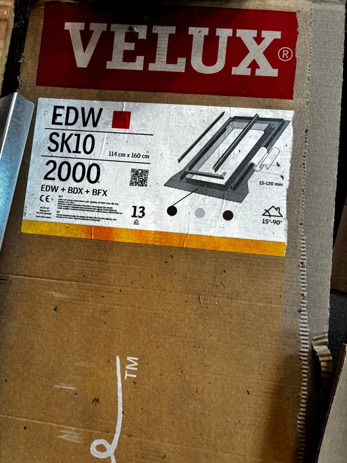 Gratis af te halen: 6 ongebruikte VELUX EDW SK10 2000 sets., Ophalen, Zo goed als nieuw, Dakraam
