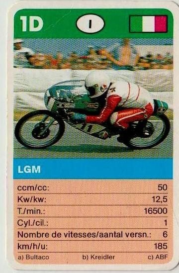 Kw1092 motorkaartje 1d lmg, Verzamelen, Ophalen of Verzenden, Zo goed als nieuw, Motoren