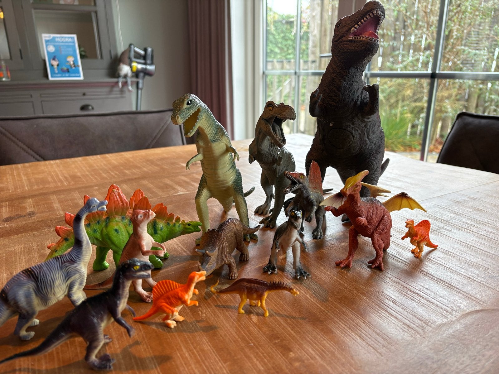 Leuke verzameling dinosaurus speelgoedfiguren, Ophalen of Verzenden, Gebruikt