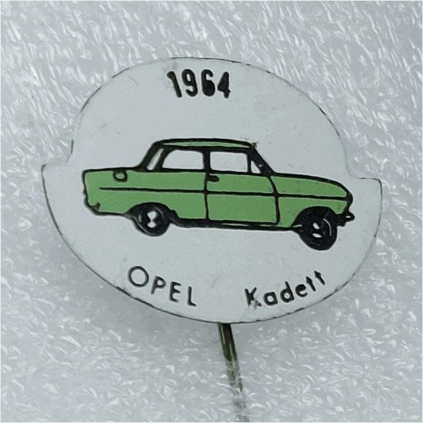 SP1156 Speldje 1964 Opel Kadett groen, Verzamelen, Ophalen of Verzenden, Gebruikt, Overige onderwerpen