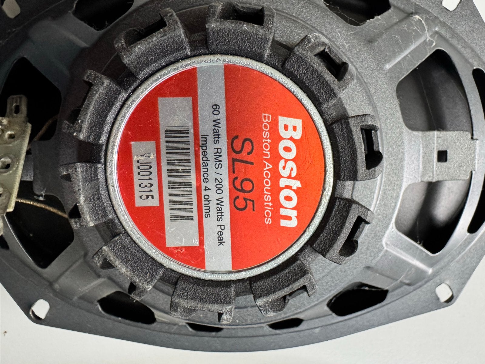 Boston Acoustics SL95 Speakers - 60W RMS, 200W Peak, Ophalen of Verzenden, Gebruikt, 60 tot 120 watt, Overige merken