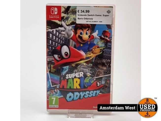 Nintendo Switch Game: Super Mario Odyssey