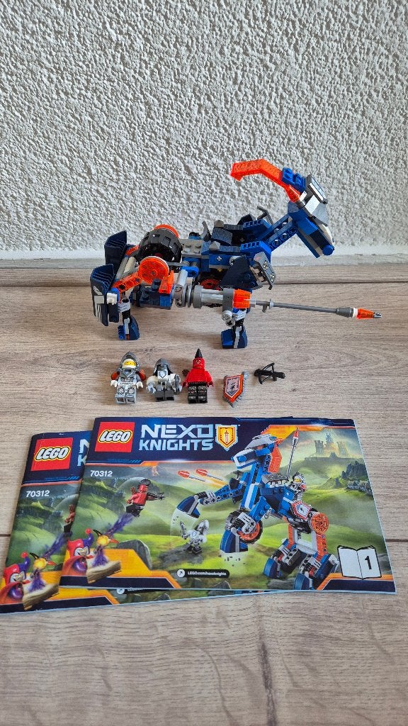 Lego Nexo Knights Lance's Mecha Horse 70312, Gebruikt, Lego, Compleet, Ophalen of Verzenden