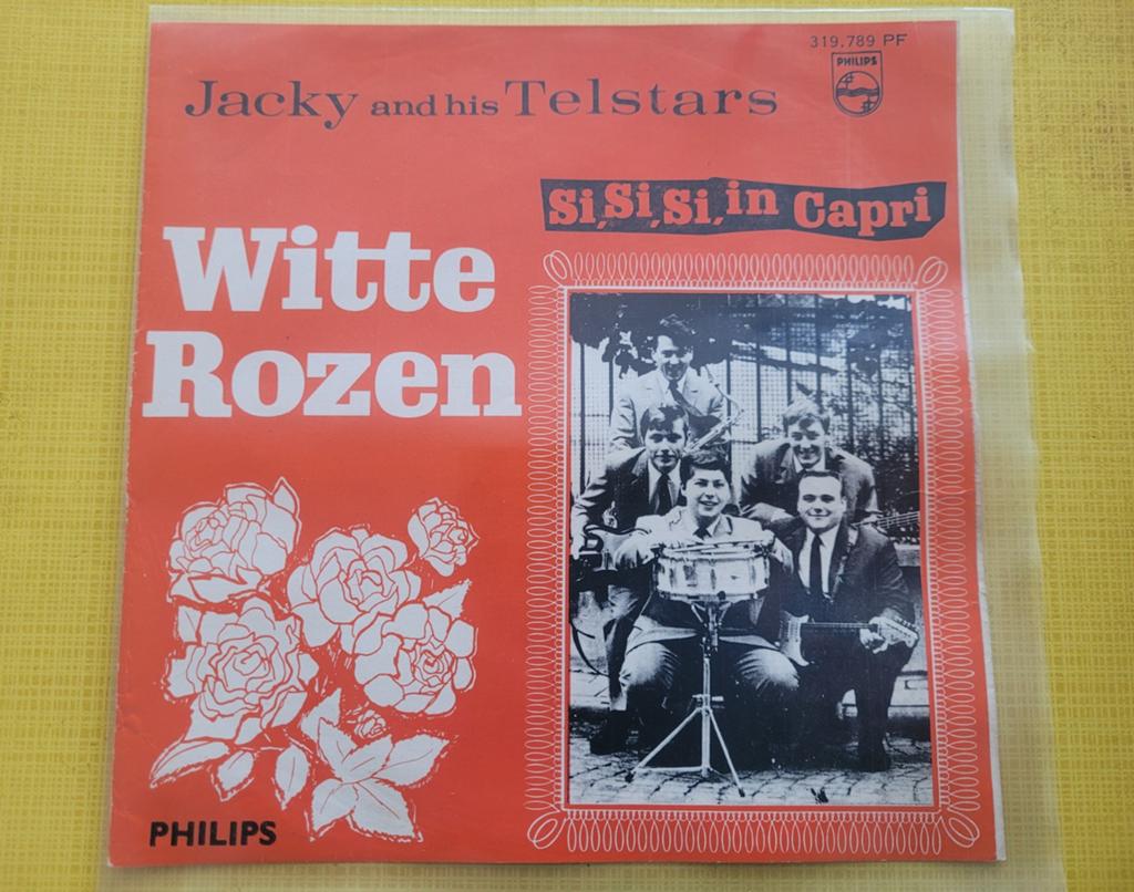 Jacky and his Telstars - Witte rozen - Si si si in Capri, Ophalen, Zo goed als nieuw, Overige formaten, Levenslied of Smartlap