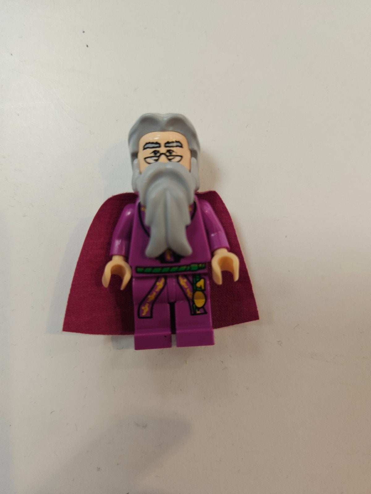Lego Harry Potter minifiguur Albus Perkamentus met cape, Ophalen of Verzenden, Zo goed als nieuw