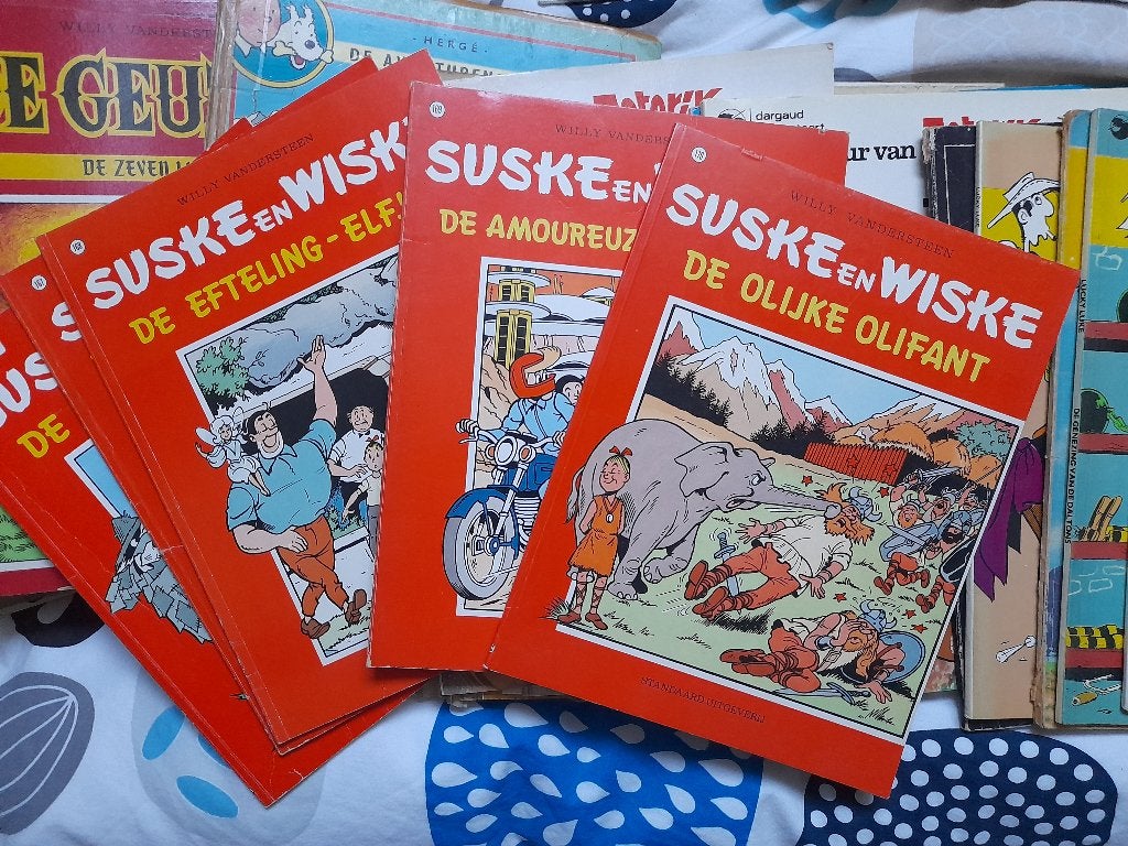 Suske en Wiske strips en andere, Boeken, Willy Vandersteen, Europa, Meerdere comics, Ophalen