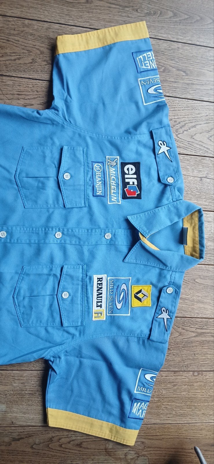 Zeldzaam Renault F1 Racing Shirt – Vintage Mild Seven / Elf, Verzamelen, Ophalen of Verzenden, Formule 1