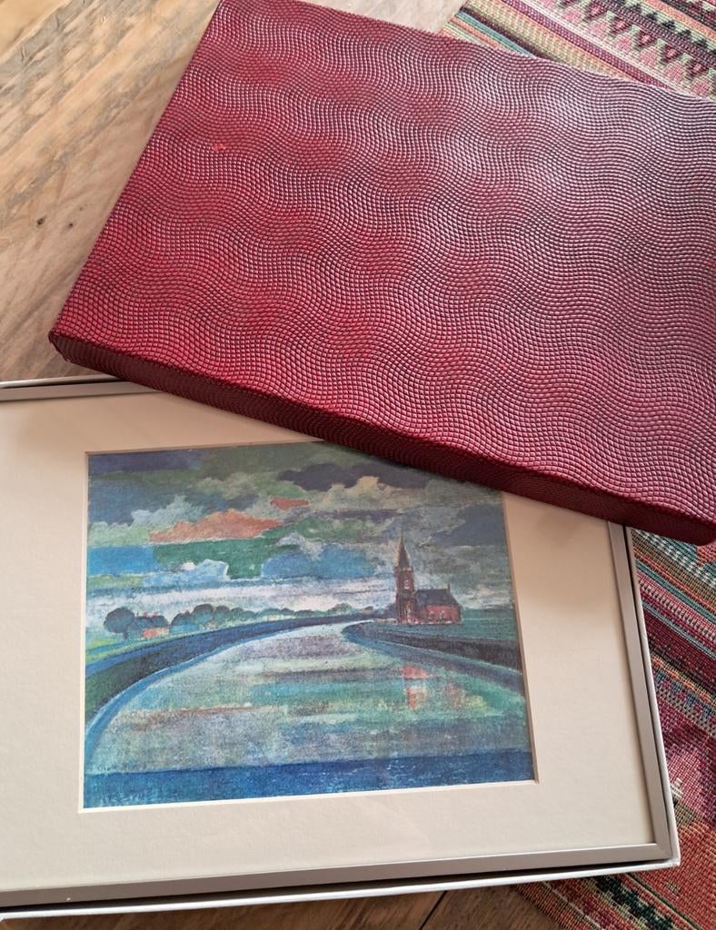 Mooie zeefdruk van Dirk Breed uit Kolhorn, Antiek en Kunst, Ophalen