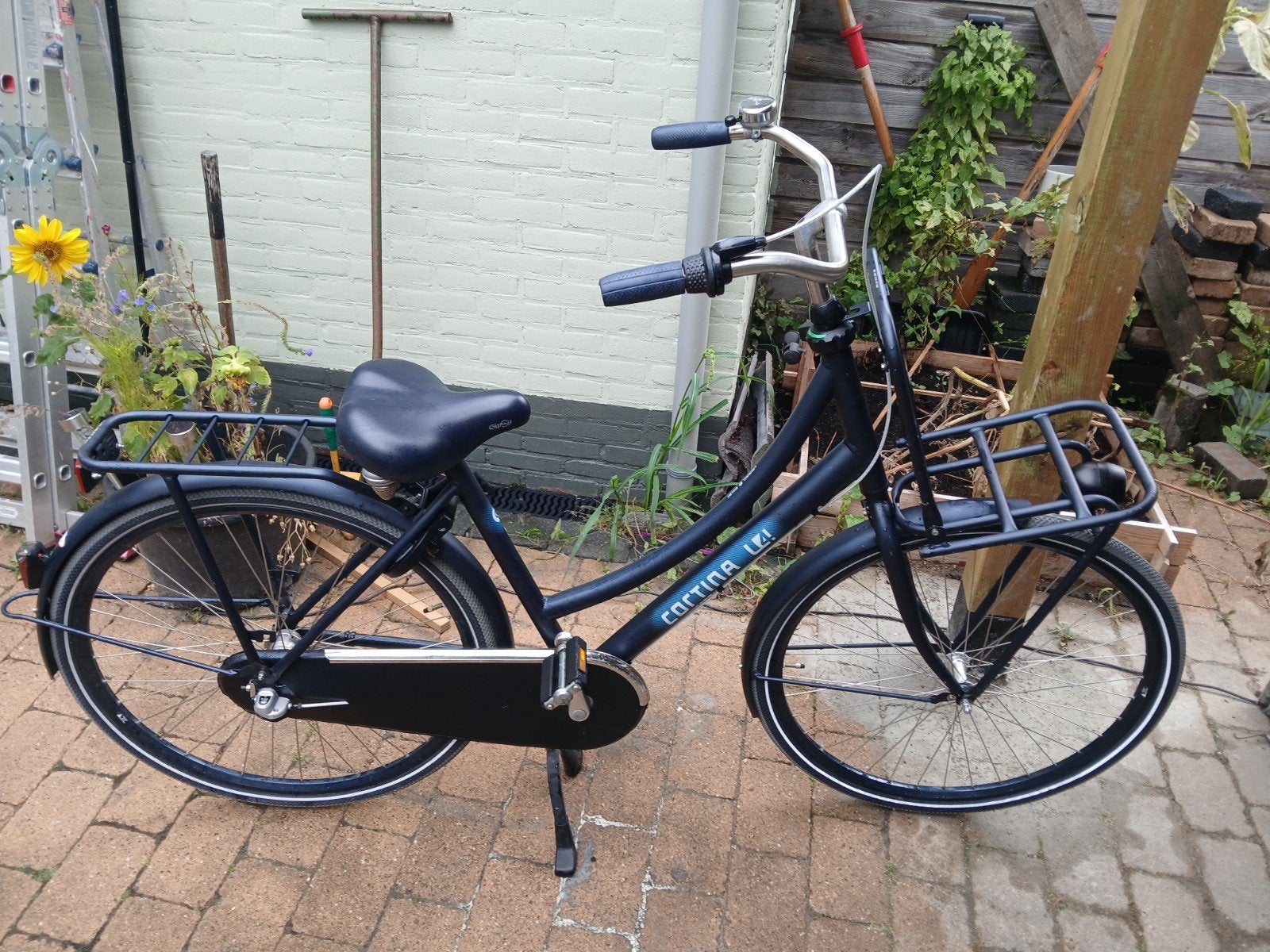 Cortina U4 Transportfiets Dames - Zo goed als nieuw, Fietsen en Brommers, Ophalen, Terugtraprem, 53 tot 56 cm, Versnellingen