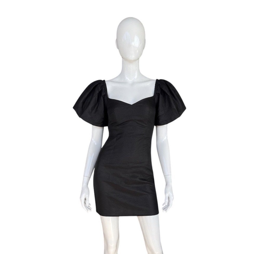 8 By Yoox Black Silk Mini Dress, Verzenden, Zwart, Nieuw, 8 By Yoox