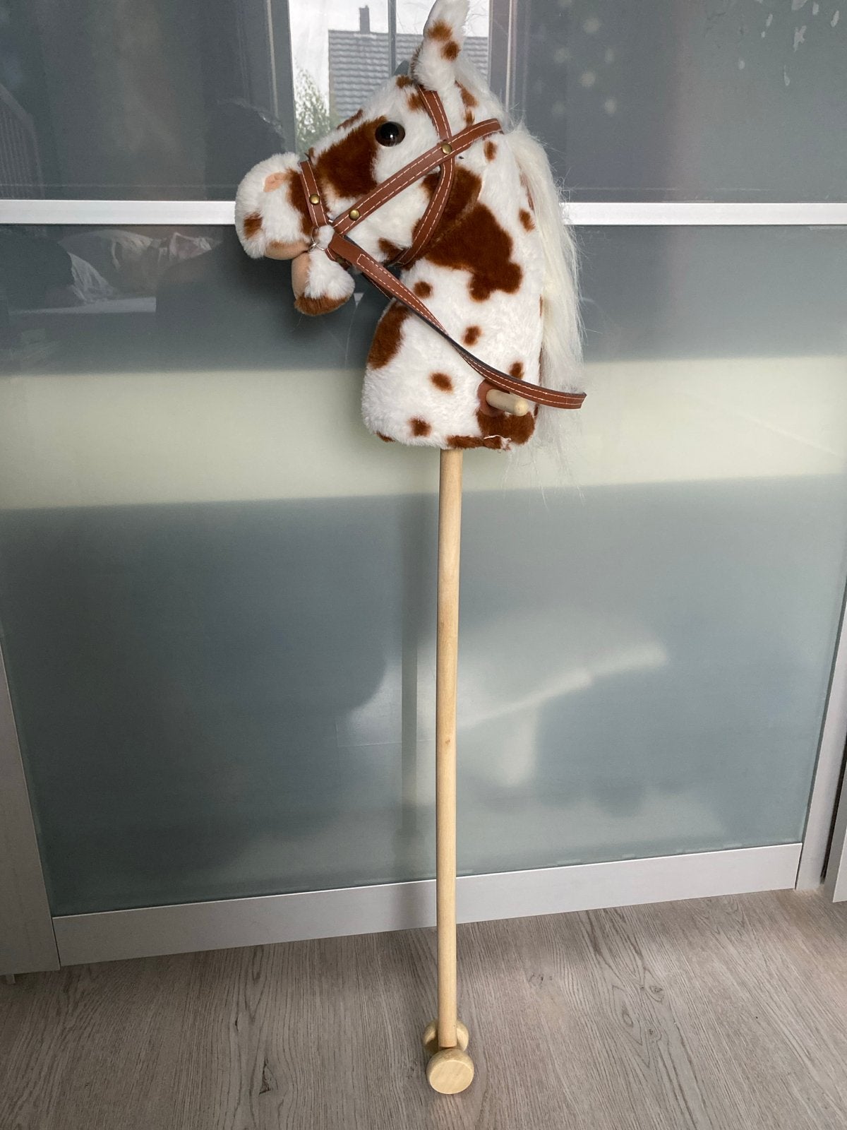 Houten stokpaard officiele hobby horse, Ophalen of Verzenden, Zo goed als nieuw