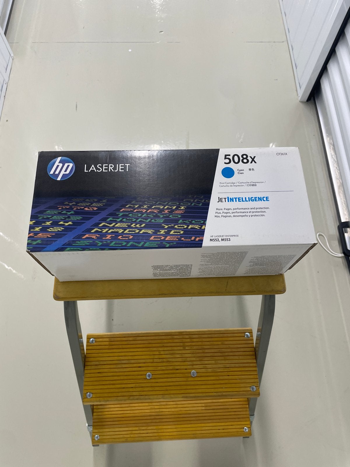 HP 508X CF361X Laserjet Cyaan Toner Cartridge, Ophalen, Printer, Laserprinter, Nieuw