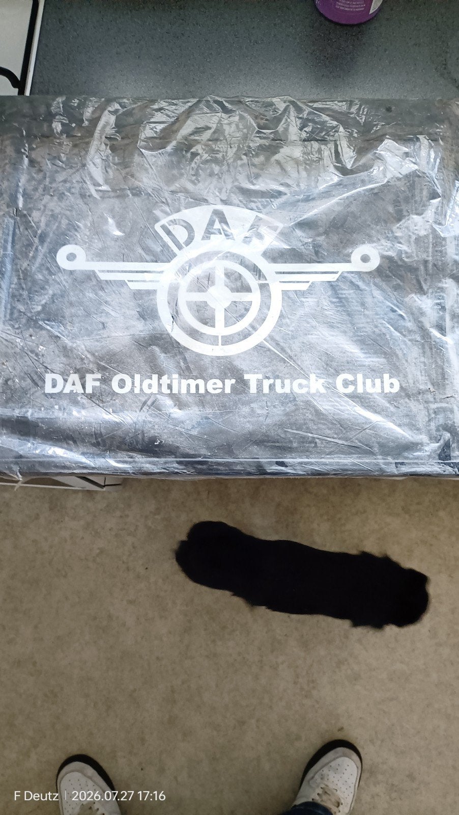 DAF Oldtimer Truck Club Spatlappen 60x37 cm Nieuw, Ophalen of Verzenden, Nieuw, DAF, Overige Auto-onderdelen