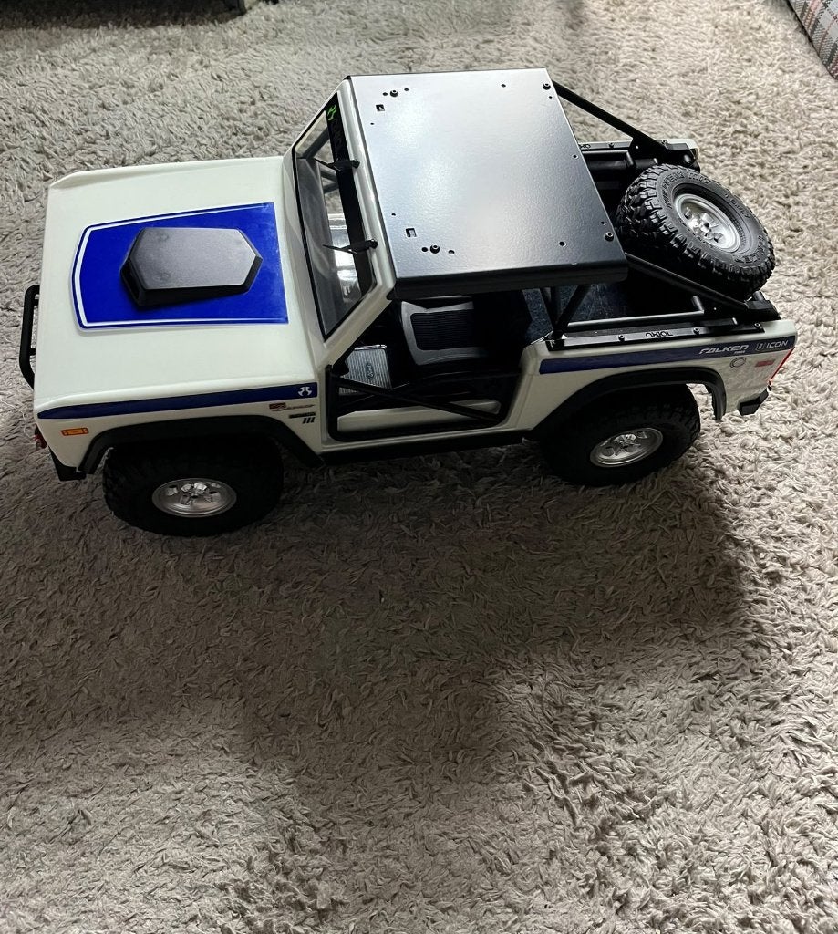 Axial 1/10 SCX10 III Early Ford Bronco 4WD, Elektro, Auto offroad, Ophalen of Verzenden, Zo goed als nieuw