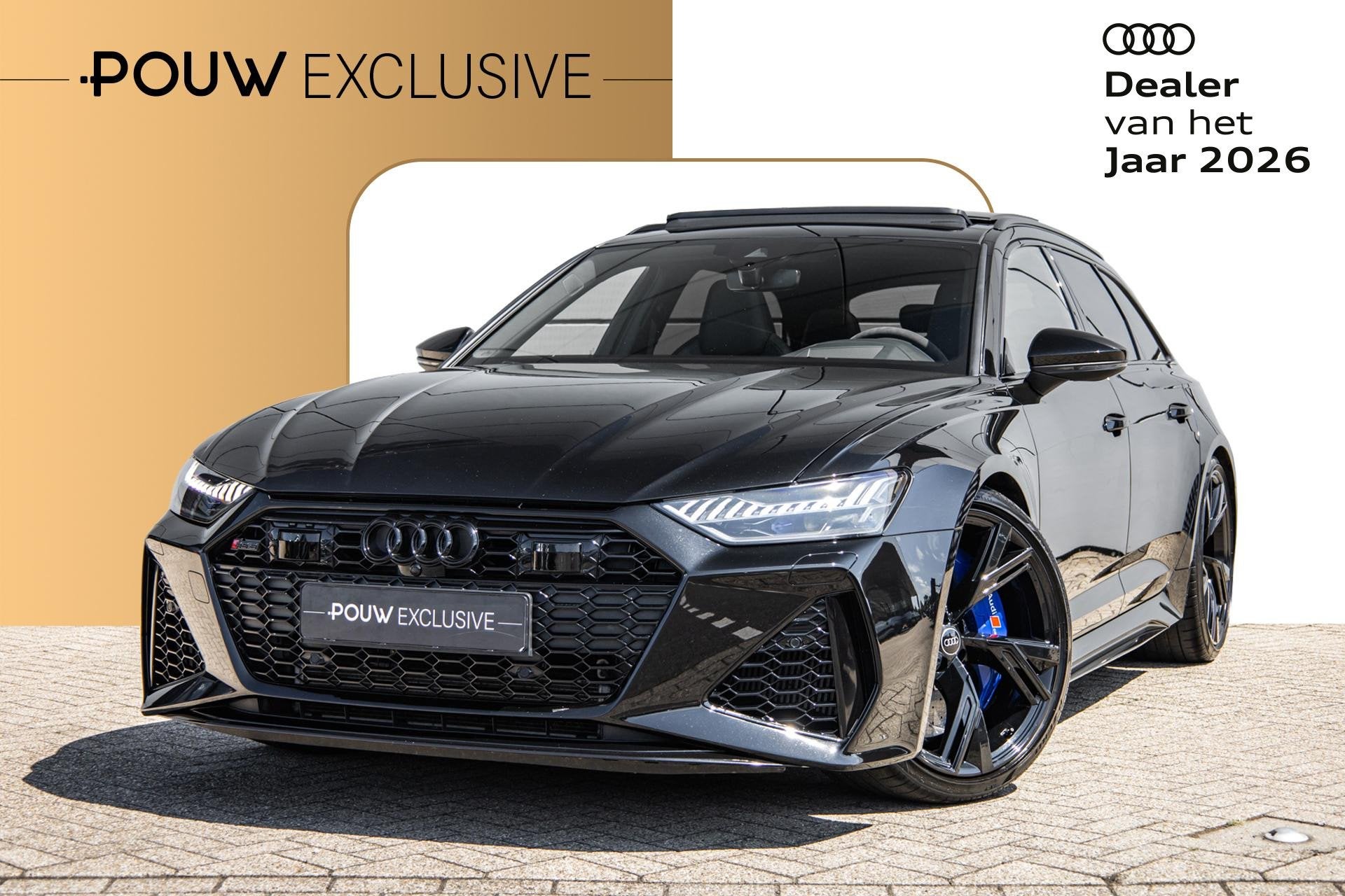 Audi RS 6 Avant TFSI 600pk quattro 25Y Edition | Panoramadak, Auto's, Automaat, Gebruikt, Vierwielaandrijving, 2075 kg