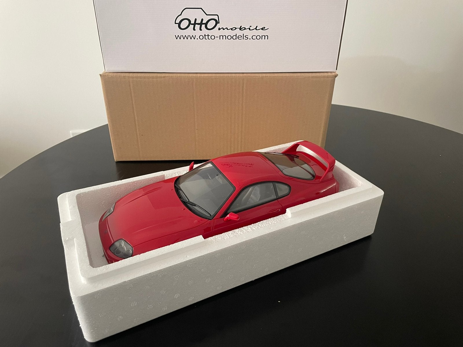 Ottomobile Toyota Supra MK4 G084 Renaissance Red 1/12, Ophalen of Verzenden, Zo goed als nieuw, Auto