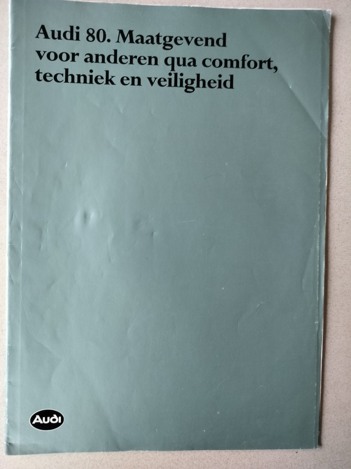 Folder Audi 80, 90, 91, Ophalen of Verzenden, Zo goed als nieuw, Audi