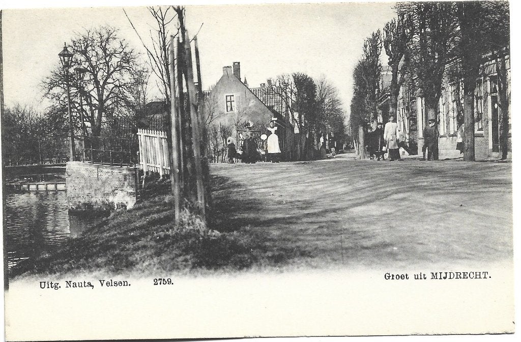 Mijdrecht;  Groet uit Mijdrecht, Verzenden, Voor 1920, Ongelopen, Utrecht
