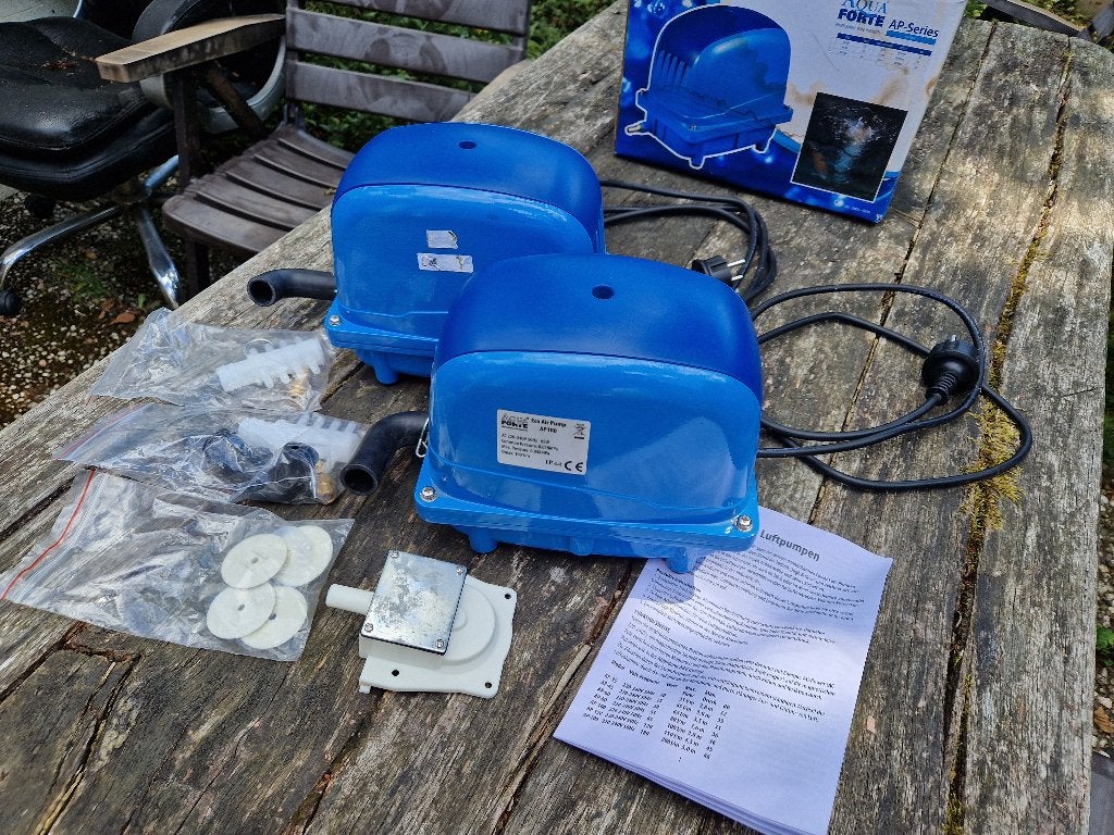 Lucht Pomp - Aqua Force AP100, Ophalen of Verzenden, Gebruikt, Vijverpomp