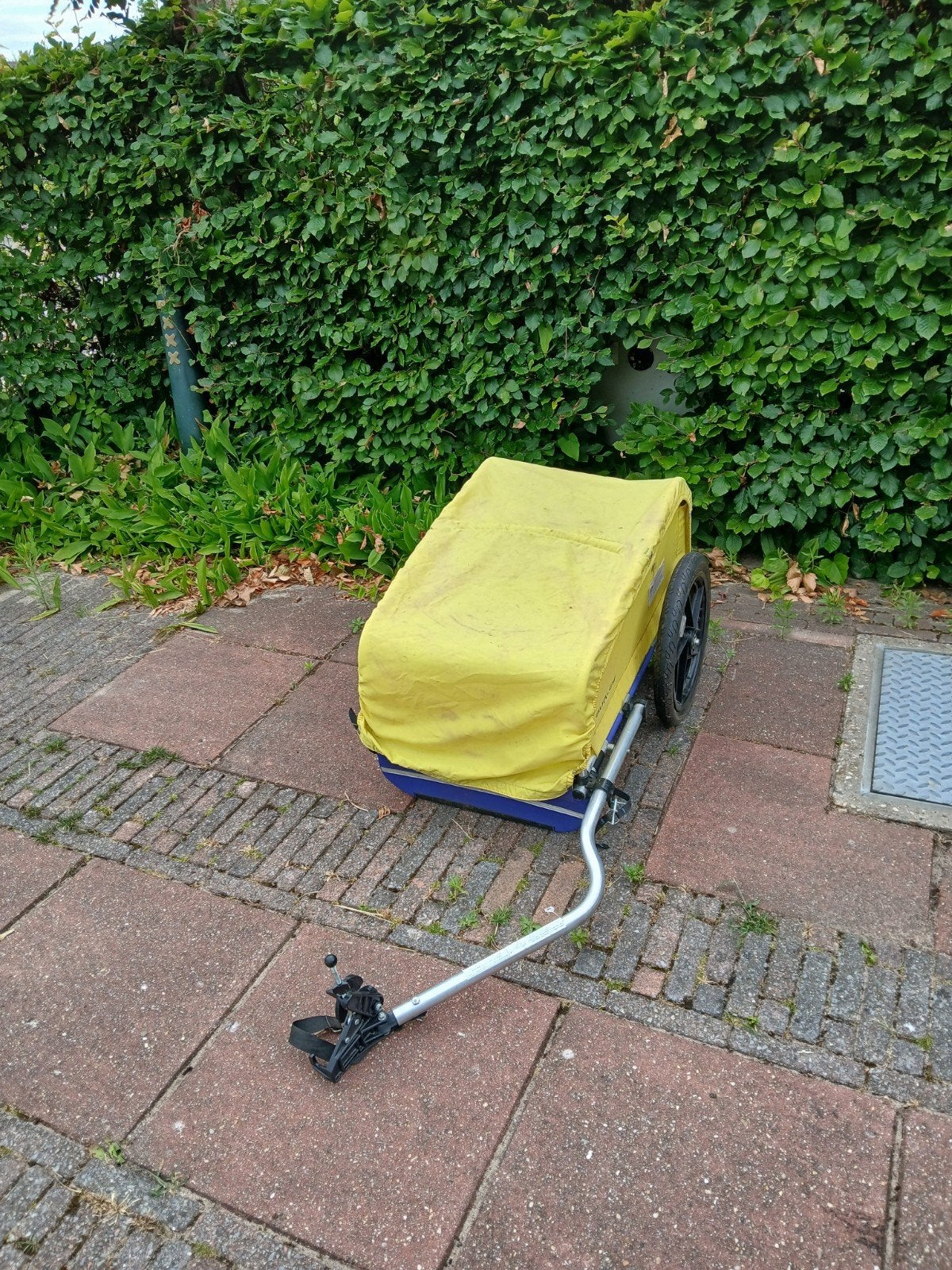 Fietskar opvouwbaar zie foto. Merk burley, Ophalen, Gebruikt, Kinderkar, Opvouwbaar