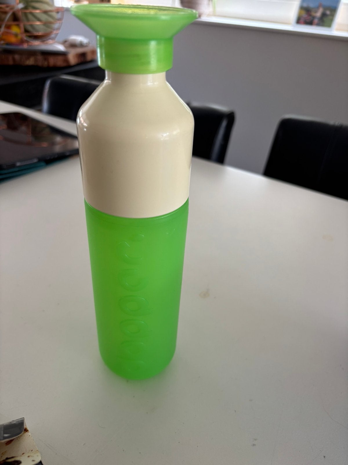 Groene dopper waterfles, Ophalen of Verzenden, Zo goed als nieuw