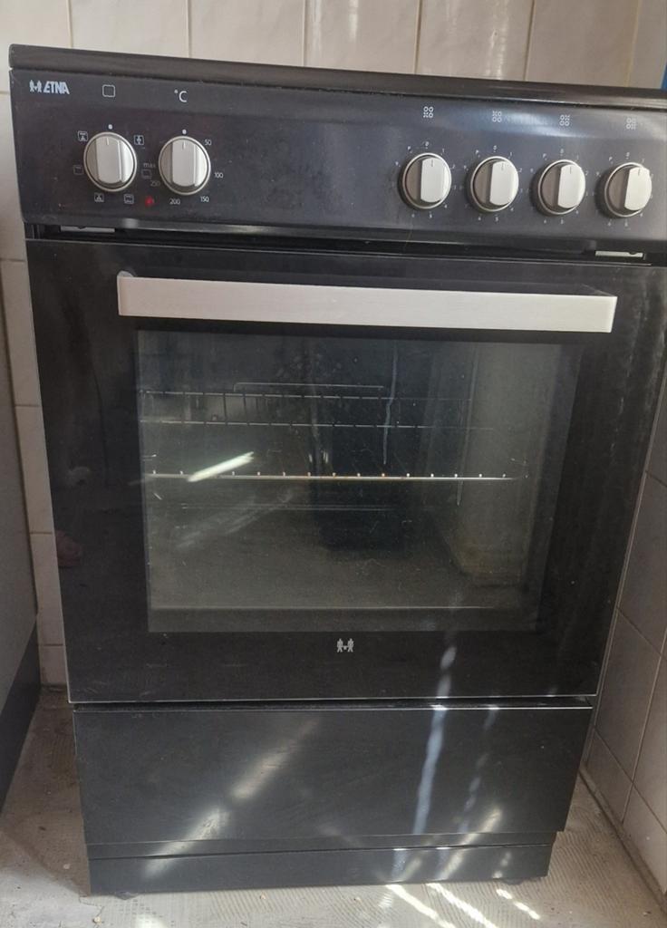 ETNA inductie fornuis met oven - moet weg!, Ophalen, Gebruikt, Hete lucht, 60 cm of meer
