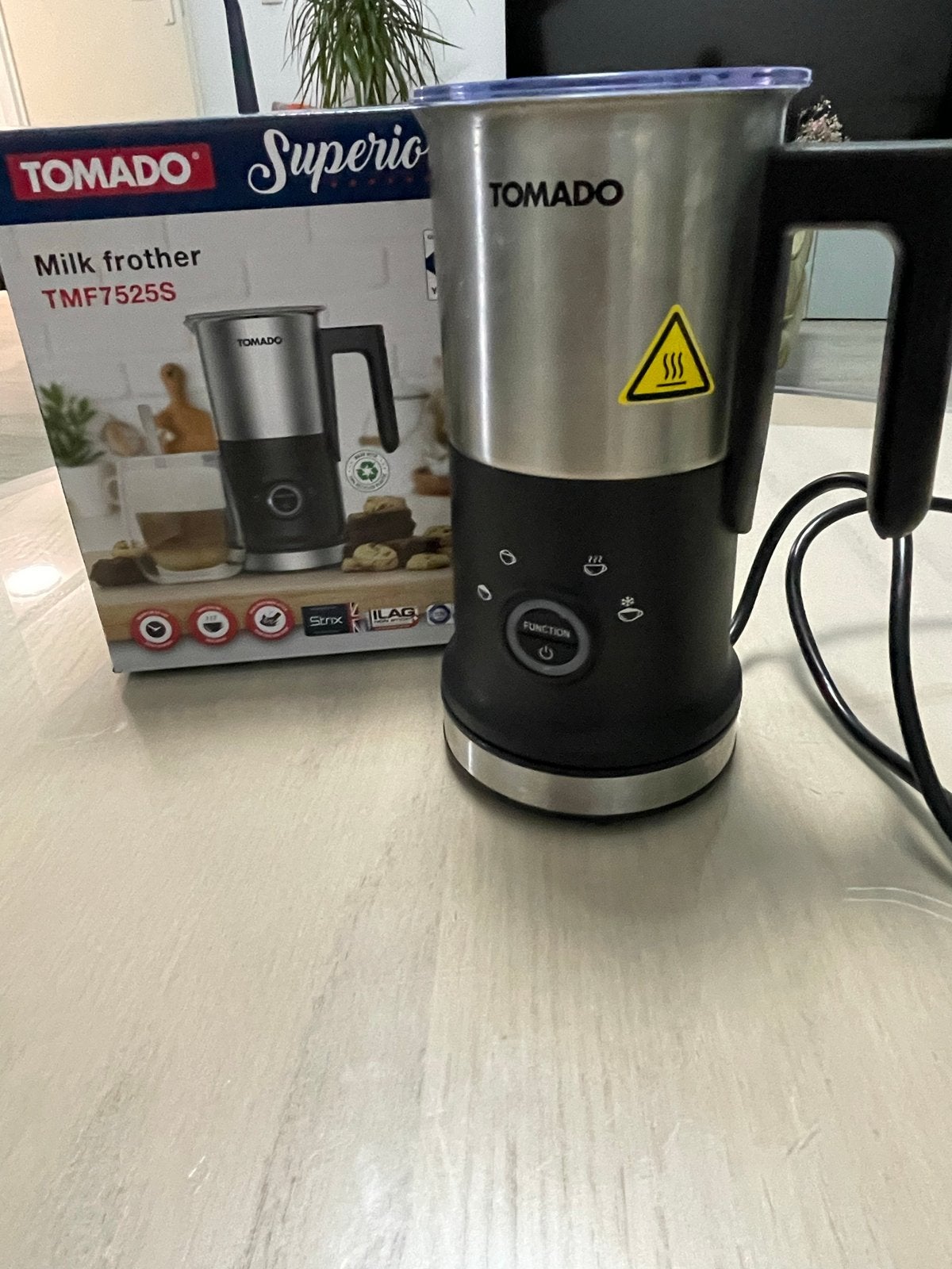 Tomado Superior Melkopschuimer TMF7525S - Nieuw in doos, Witgoed en Apparatuur, Melkopschuimers, Ophalen of Verzenden, Gebruikt