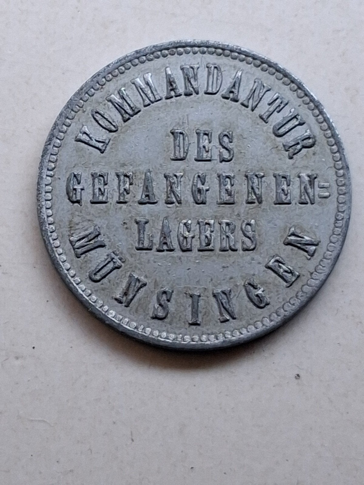 50 pf gevangenen lagers münsingen, Ophalen of Verzenden, Duitsland