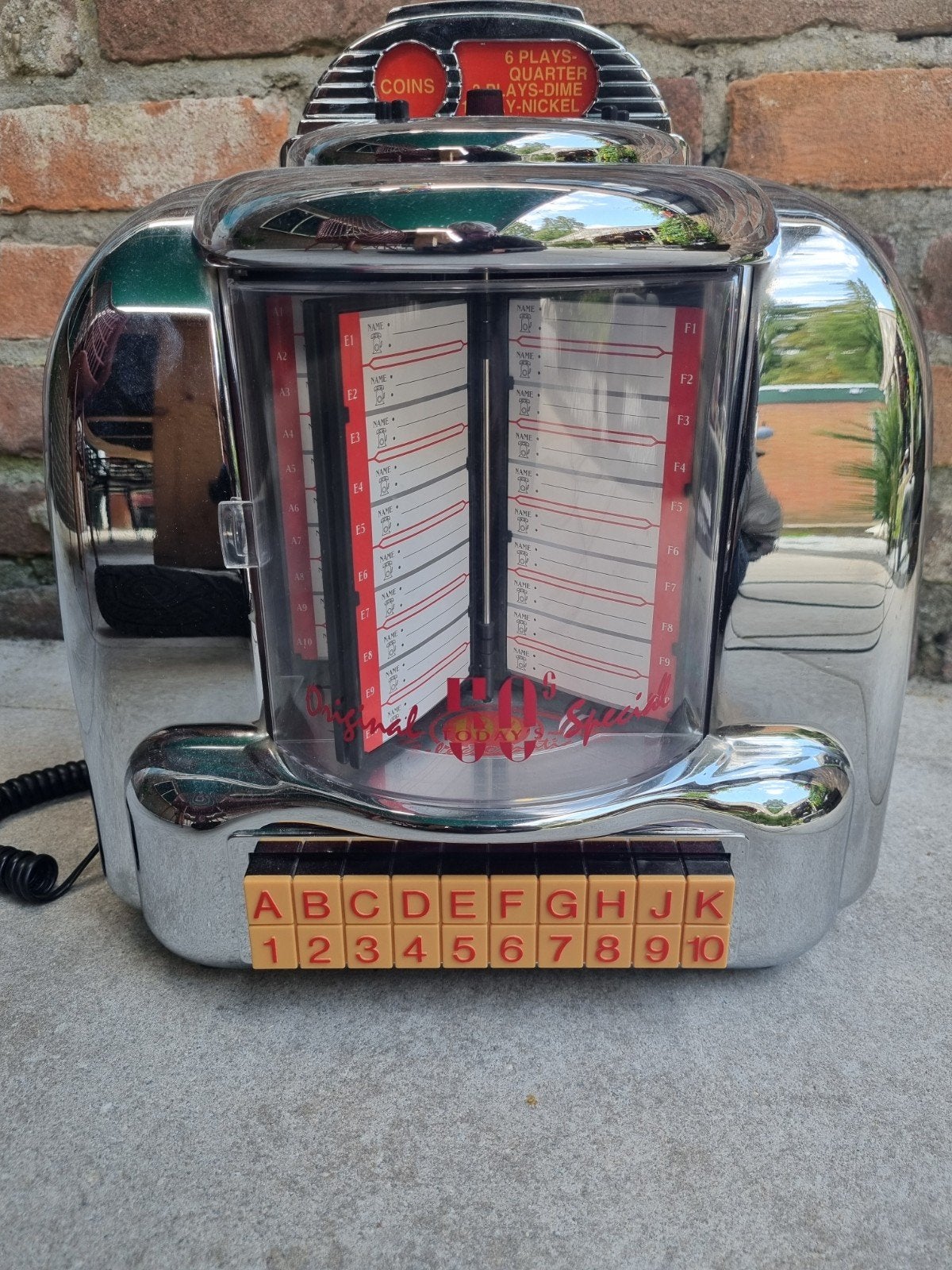 Retro Jukebox Telefoon - Diner Phone Selectomatic, Verzamelen, Automaten | Jukeboxen, Ophalen of Verzenden, Zo goed als nieuw