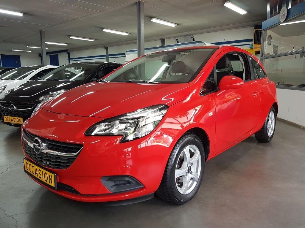 Opel Corsa 1200i 16V 3 DEURS AIRCO BRANDWEER ROOD, Auto's, Opel, Voorwielaandrijving, Stof, Gebruikt, Euro 6